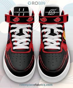 Itachi Uchiha and Kisame Sneakers Air Mid Custom Akatsuki Anime Shoes