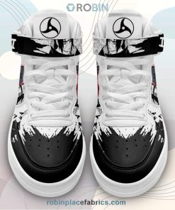Itachi Uchiha Sneakers Air Mid Custom Anime Shoes Itachi Uchiha Sneakers Air Mid Custom Anime Shoes