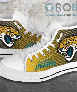 Jackson Jaguars Canvas Shoes High Top
