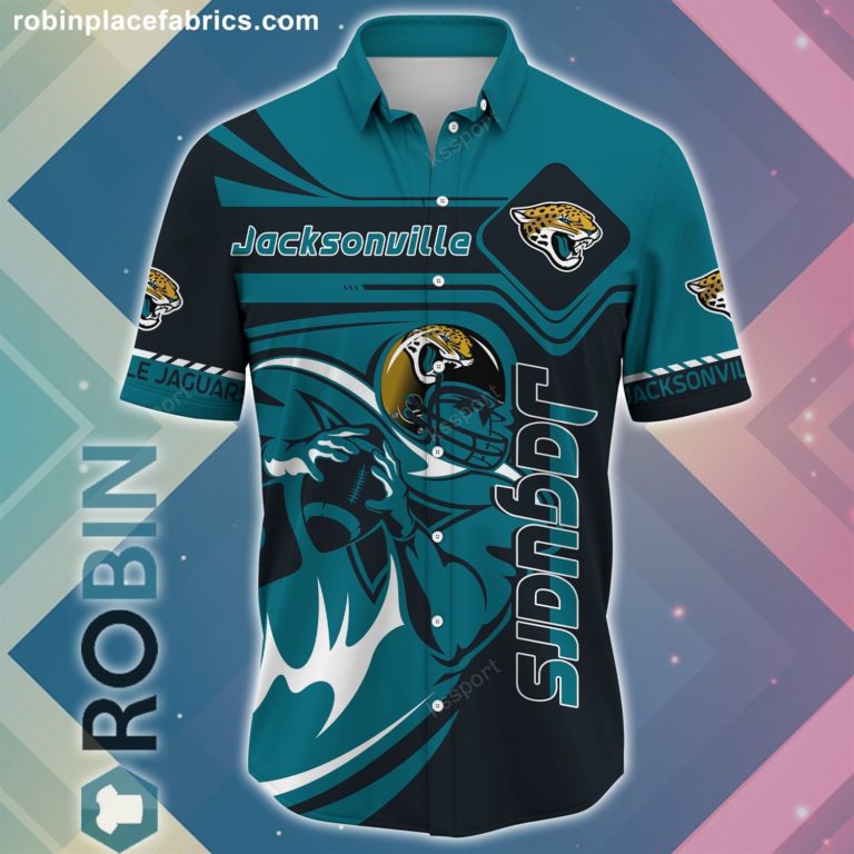 Jacksonville Jaguars NFL Casual Button Down Hawaiian Shirts