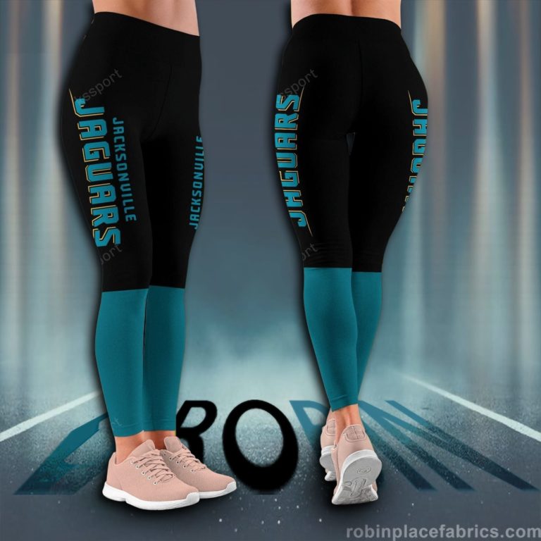 Jacksonville Jaguars NFL High Waisted Leggings