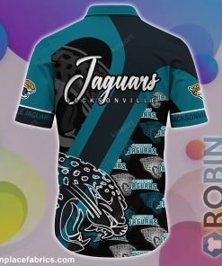 Jacksonville Jaguars NFL Short Sleeve Button Down Shirt