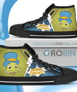 Jiminy Cricket Canvas High Top Sneakers
