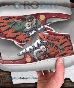 Jiraiya Sneakers Air Force Mid Custom NRT Anime Shoes Jiraiya Sneakers Air Force Mid Custom NRT Anime Shoes