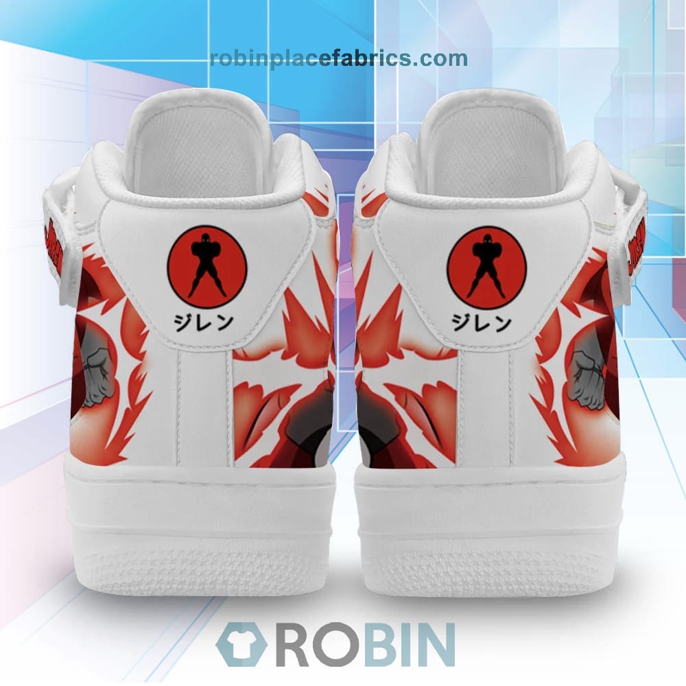 Jiren Sneakers Air Force Mid Custom Dragon Ball Anime Shoes ...