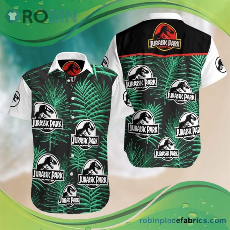 Jurassic Park Hawaiian Beach Shirt