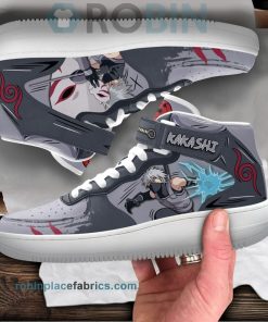 Kakashi Anbu Sneakers Air Force Mid Custom Anime Shoes Kakashi Anbu Sneakers Air Force Mid Custom Anime Shoes