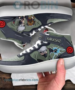 Kakashi Sneakers Air Force Mid Custom Anime Shoes Kakashi Sneakers Air Force Mid Custom Anime Shoes