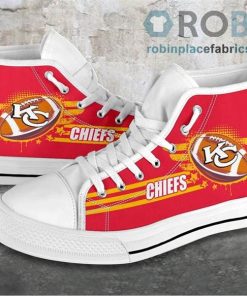 Kansas City Chiefs Canvas Sneaker Top Shoes