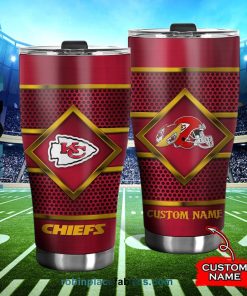 Kansas City Chiefs NFL Custom Name Tumblers Cup