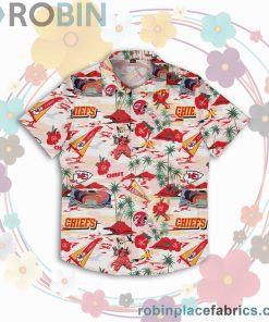 Kansas City Chiefs Nfl Short Sleeve Button Up Shirt