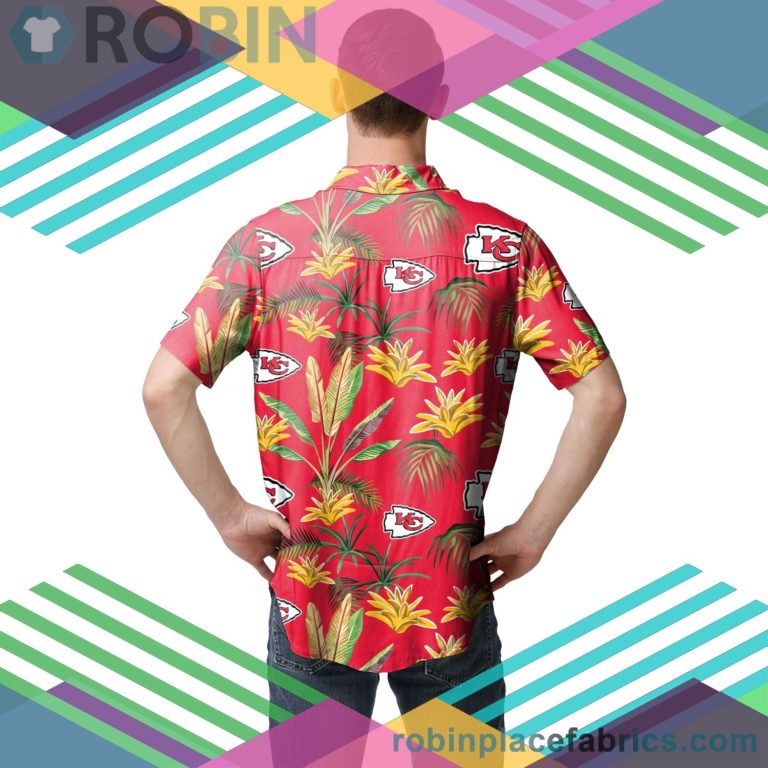 Kansas City Chiefs Nfl Victory Vacay Button Up Shirt