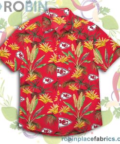 Kansas City Chiefs Nfl Victory Vacay Button Up Shirt