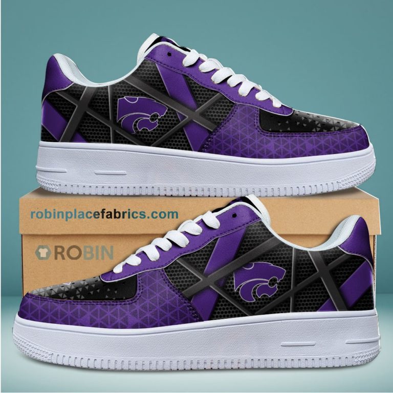 Kansas State Wildcats NCAA Football Team Air Force 1 NAF Sneakers