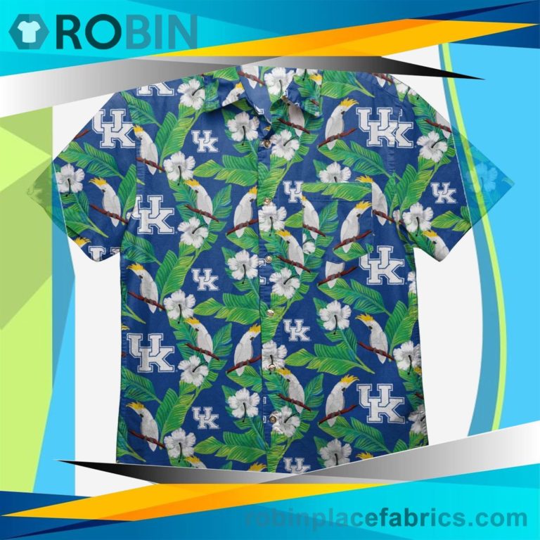 Kentucky Wildcats Floral Button Up Shirt