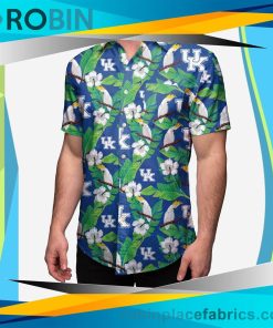 Kentucky Wildcats Floral Button Up Shirt
