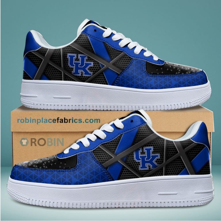 Kentucky Wildcats NCAA Football Team Air Force 1 NAF Sneakers