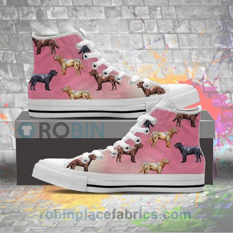 Labrador Retriever Lover Canvas High Top Sneaker