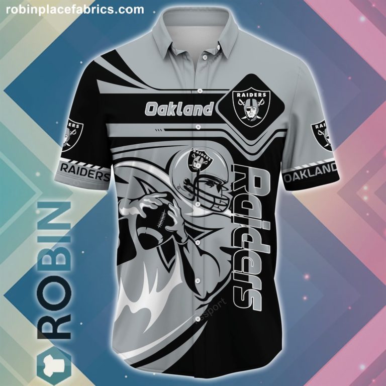 Las Vegas Raiders NFL Casual Button Down Hawaiian Shirts