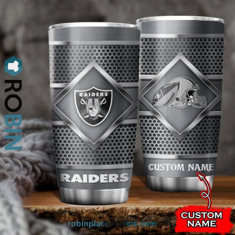 Las Vegas Raiders NFL Custom Name Tumblers Cup