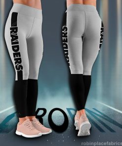 Las Vegas Raiders NFL High Waisted Leggings Las Vegas Raiders NFL High Waisted Leggings