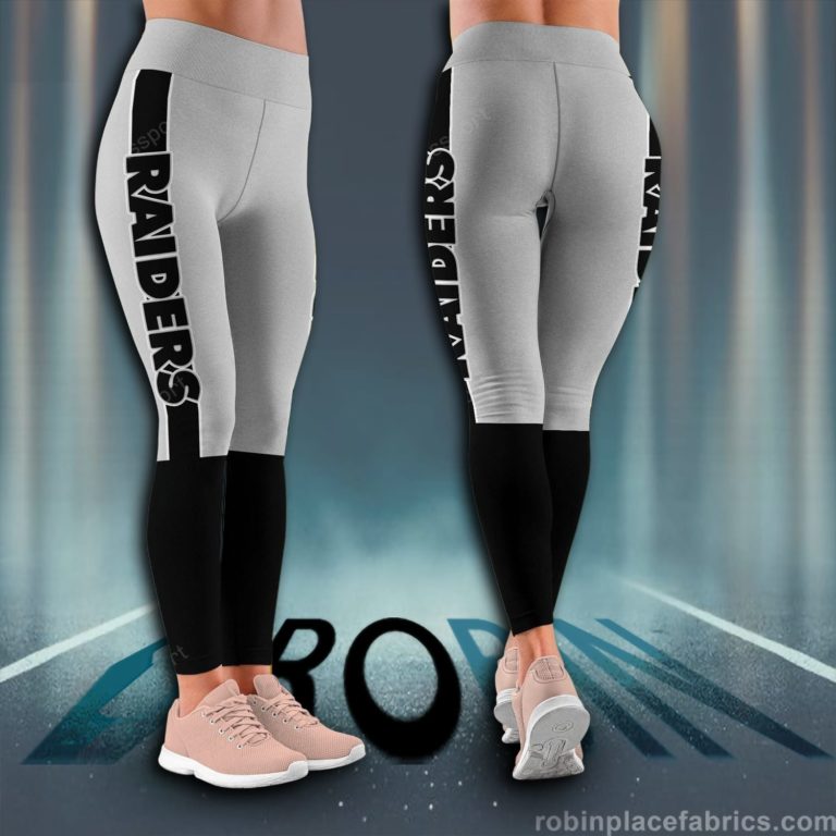 Las Vegas Raiders NFL High Waisted Leggings