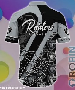 Las Vegas Raiders NFL Short Sleeve Button Down Shirt
