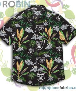 Las Vegas Raiders Nfl Victory Vacay Button Up Shirt