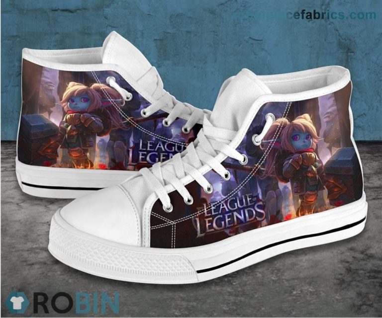 League Of Legends – Poppy Canvas Shoes High Top