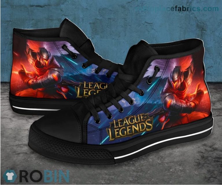 League Of Legends – Yasuo Canvas Shoes High Top