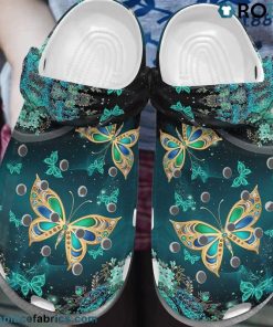 Lighting Buttefly Magical Butterflies Crocs Shoes