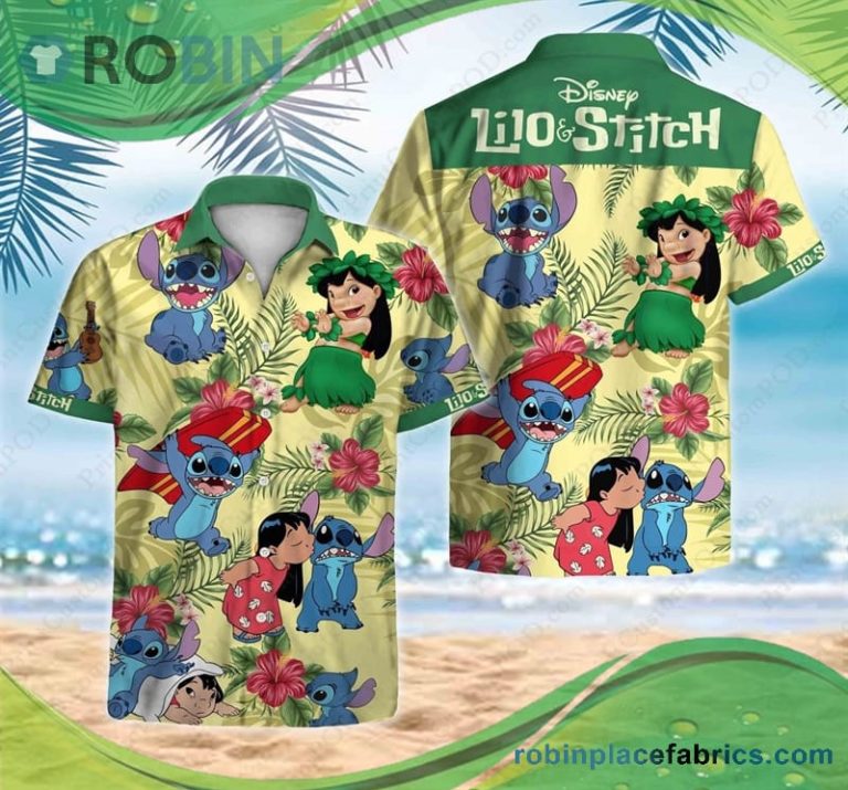 Lilo & Stitch Summer Hawaiian Shirt