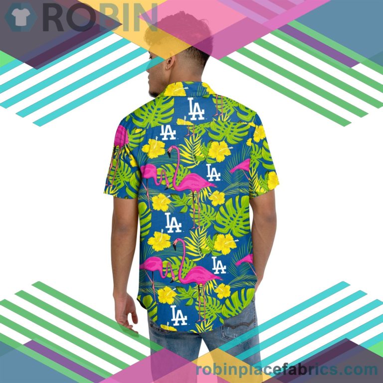 Los Angeles Dodgers Mlb Short Sleeve Button Up Shirt