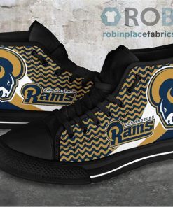 Los Angeles Rams Canvas Sneaker Top Shoes