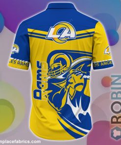 Los Angeles Rams NFL Casual Button Down Hawaiian Shirts