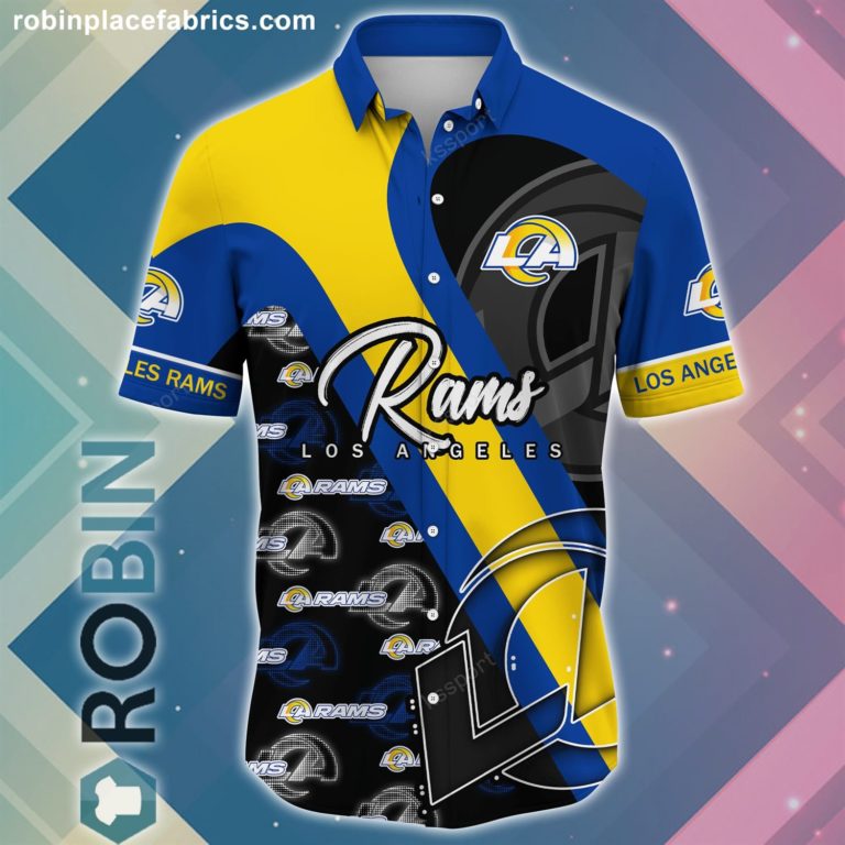 Los Angeles Rams NFL Short Sleeve Button Down Shirt