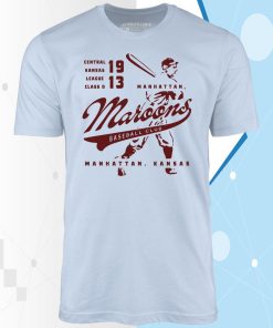 Manhattan Maroons – Kansas – Vintage Minor League Baseball Unisex T-Shirt