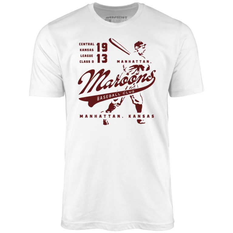 Manhattan Maroons – Kansas – Vintage Minor League Baseball Unisex T-Shirt