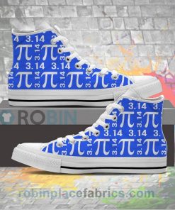 Math Pi High Top Canvas High Top Sneaker