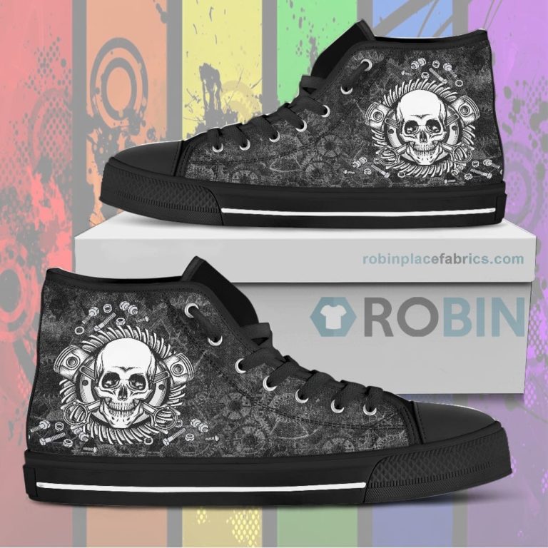 Mechanic High Top Canvas High Top Sneaker