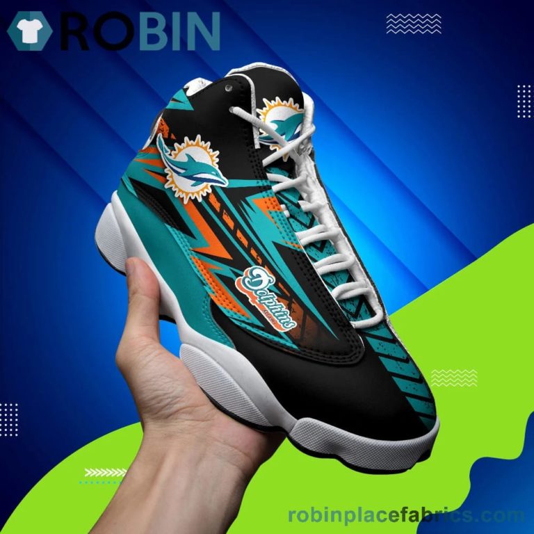 Miami Dolphins NFL Air Jordan 13 Sneakers