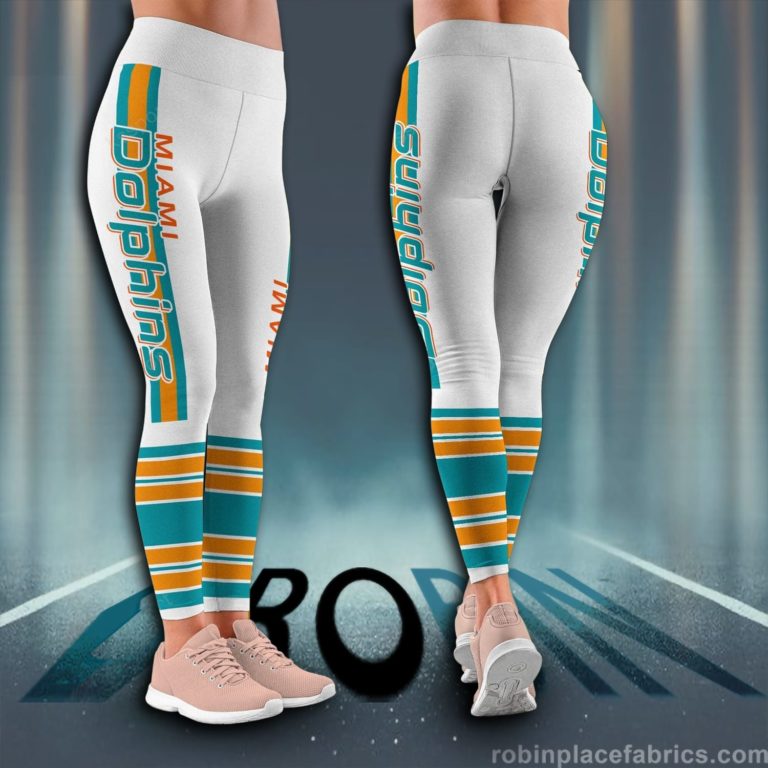 Miami Dolphins NFL High Waisted Leggings