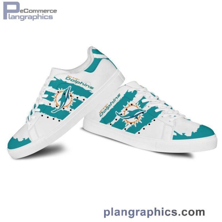 Miami Dolphins NFL Skate Shoes – Stan Smith Sneakers