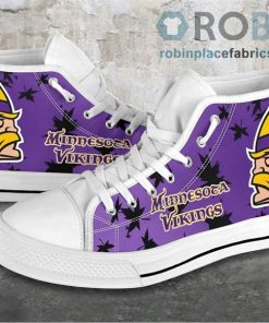 Miinnesota Viking Canvas Shoes High Top