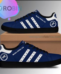 Millwall Football Club Low Top Casual Skate Shoes – Stan Smith Sneaker Millwall Football Club Low Top Casual Skate Shoes – Stan Smith Sneaker