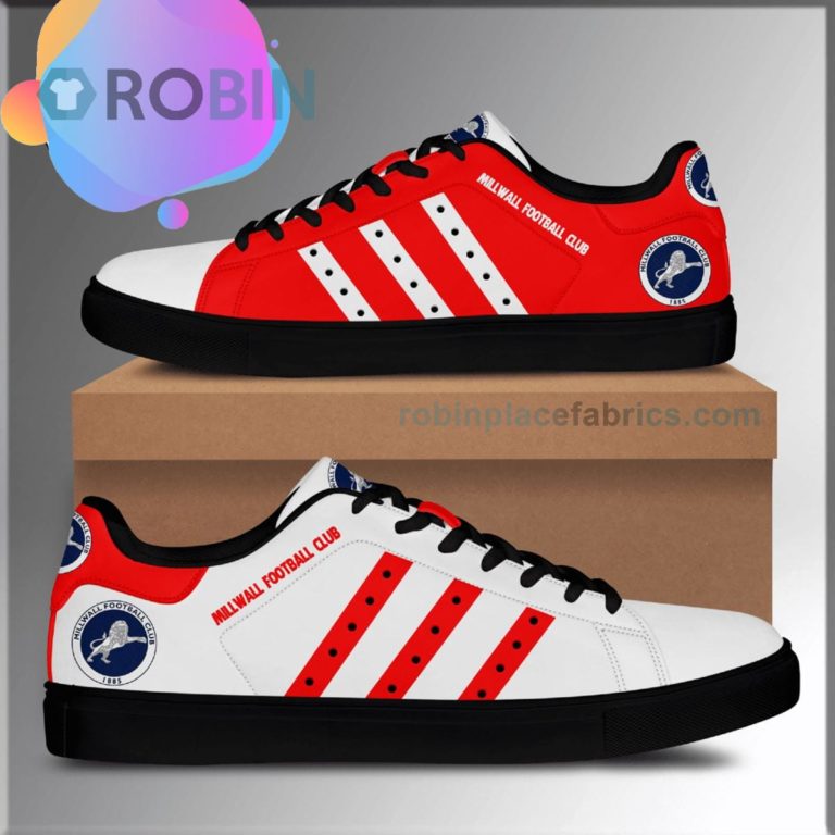 Millwall Football Club Red Low Basketball Shoes – Stan Smith Sneaker
