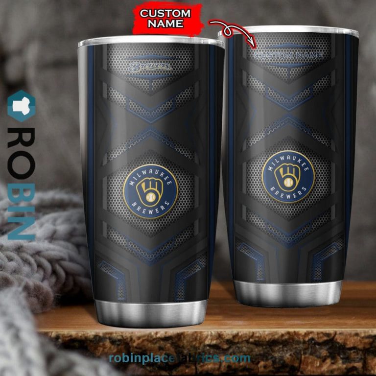 Milwaukee Brewers Custom Name Tumblers Cup