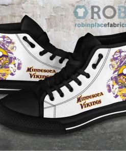 Minnesota Viking Charger Canvas Sneaker Top Shoes Minnesota Viking Charger Canvas Sneaker Top Shoes