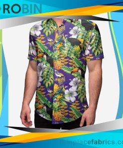 Minnesota Vikings Floral Button Up Shirt Minnesota Vikings Floral Button Up Shirt