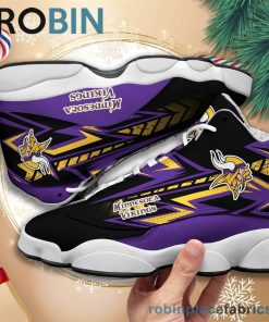 Minnesota Vikings NFL Air Jordan 13 Sneakers